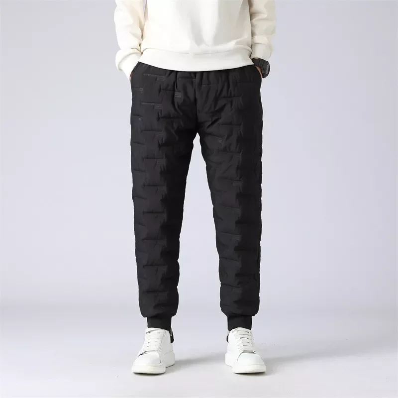 High-quality winter new thickened warm pants men's down pants men's casual cotton pants casual Harajuku 2022
High-quality winter new thickened warm pants men's down pants men's casual cotton pants casual Harajuku 2022