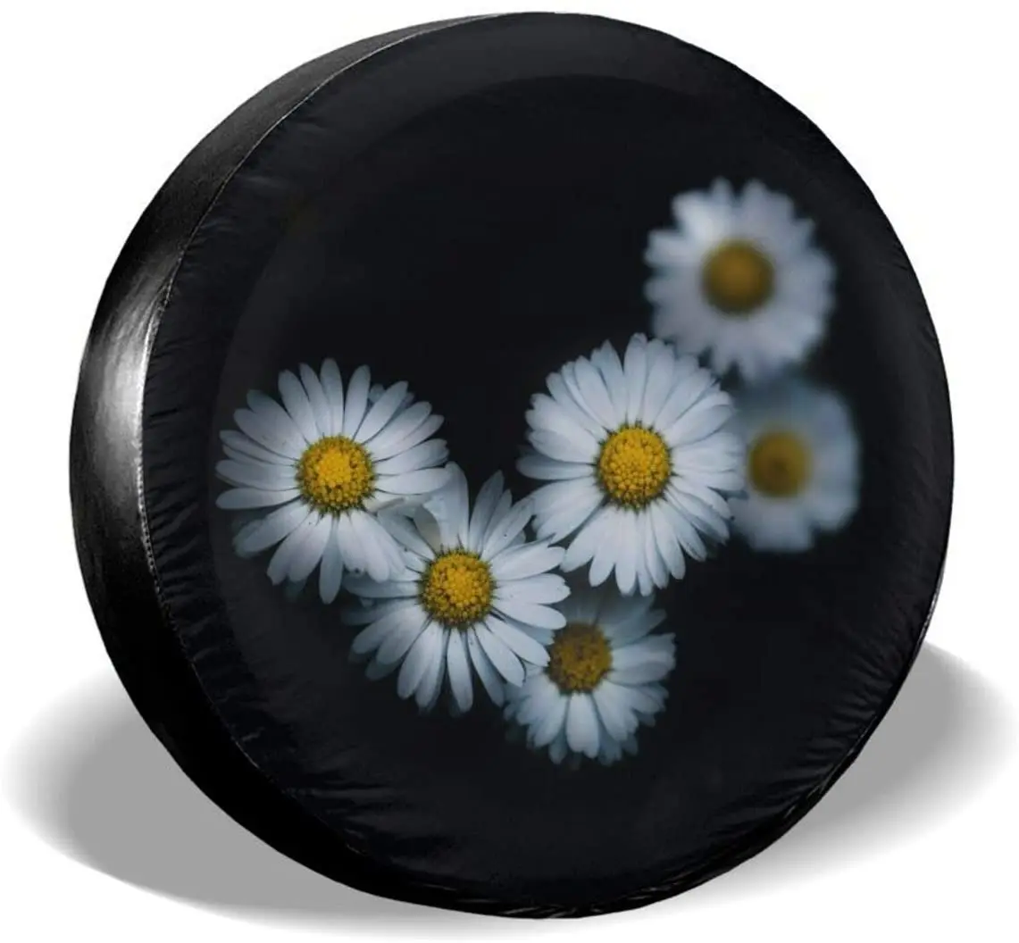 Daisy Flower Spare Tire Cover Waterproof Dust-Proof UV Sun Wheel Tire Cover Fit for Jeep,Trailer, RV, SUV and Many Vehicle 14 In
Daisy Flower Spare Tire Cover Waterproof Dust-Proof UV Sun Wheel Tire Cover Fit for Jeep,Trailer, RV, SUV and Many Vehicle 14 In