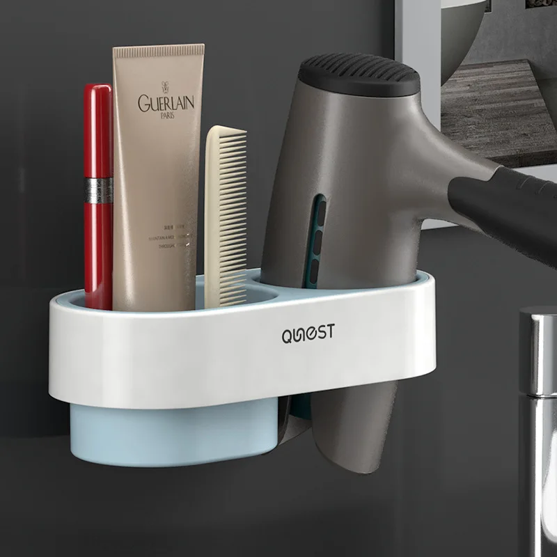 Hair Dryer Rack Free Punching Wall-mounted Sub Bathroom Rack Hair Dryer Rack Storage Rack Home Decoration Cute Bathroom Storage
Hair Dryer Rack Free Punching Wall-mounted Sub Bathroom Rack Hair Dryer Rack Storage Rack Home Decoration Cute Bathroom Storage