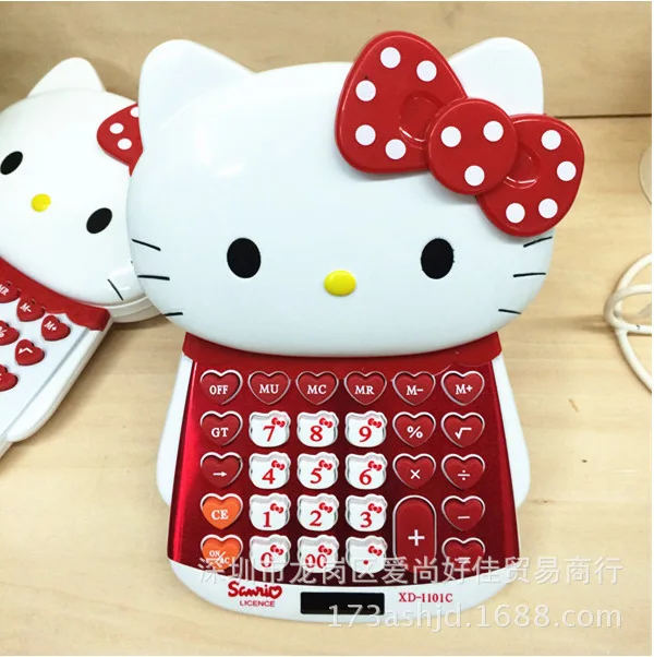 Hello Kitty Cartoon Calculator Girl Kawaii Learning Stationery Sanrio Anime Modeling Fashion Creative Calculator Gifts for Girls
Hello Kitty Cartoon Calculator Girl Kawaii Learning Stationery Sanrio Anime Modeling Fashion Creative Calculator Gifts for Girls