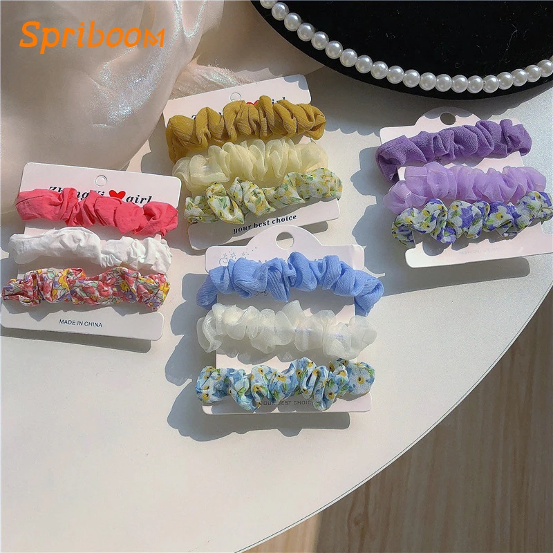 3 Pcs/set Women Print Elastic Hair Ties Three Colors Aesthetic Flower Pattern Haar Accessories Rubber Scrunchies Cute Headdress
3 Pcs/set Women Print Elastic Hair Ties Three Colors Aesthetic Flower Pattern Haar Accessories Rubber Scrunchies Cute Headdress