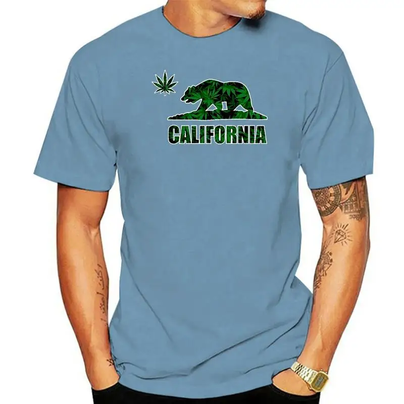 California Republic Weed Bear T-shirt Weed Smoker Shirts Summer O-Neck Hipster Tops Men T Shirts Short Summer Style
California Republic Weed Bear T-shirt Weed Smoker Shirts Summer O-Neck Hipster Tops Men T Shirts Short Summer Style