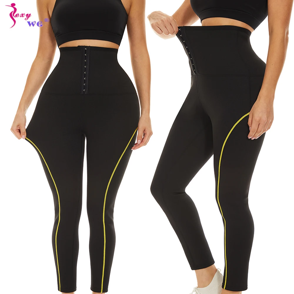 SEXYWG Women Sauna Pants Weight Loss Slimming Neoprene Leggings Black Gym Workout Waist Trainer Sweat Body Shaper Capri
SEXYWG Women Sauna Pants Weight Loss Slimming Neoprene Leggings Black Gym Workout Waist Trainer Sweat Body Shaper Capri