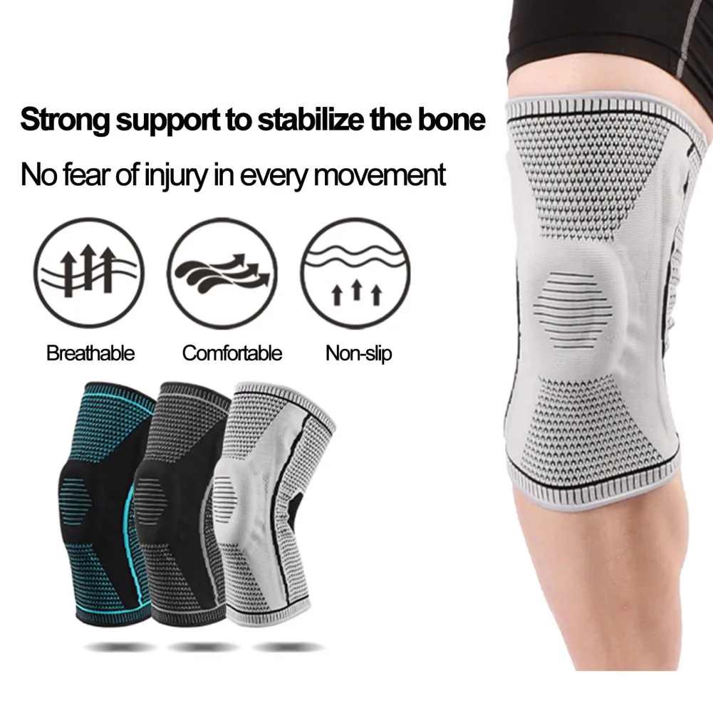 1Pcs Unisex Compression Sports Knee Pads Joint Relief Arthritis Running Fitness Elastic Bandage Knee Pads Basketball Volleyball
1Pcs Unisex Compression Sports Knee Pads Joint Relief Arthritis Running Fitness Elastic Bandage Knee Pads Basketball Volleyball