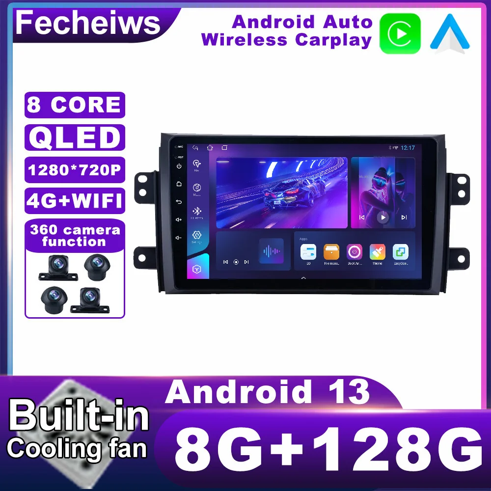Автомагнитола 9 дюймов Android 13 для Fiat Sedici 2005-2014, автомагнитола ADAS 4G LTE, беспроводная Автомагнитола Carplay, стерео BT, мультимедиа, QLED
Автомагнитола 9 дюймов Android 13 для Fiat Sedici 2005-2014, автомагнитола ADAS 4G LTE, беспроводная Автомагнитола Carplay, стерео BT, мультимедиа, QLED