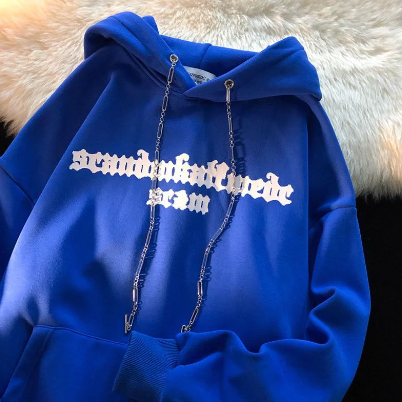American Retro Hiphop Chain Checkerboard Hooded Large Hoodies Women Harajuku Sweatshirt Men Autumn Winter Loose Jackets 2022 New
American Retro Hiphop Chain Checkerboard Hooded Large Hoodies Women Harajuku Sweatshirt Men Autumn Winter Loose Jackets 2022 New