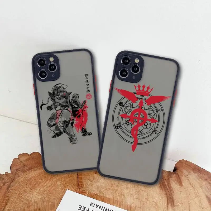 Fullmetal Alchemist Elric BRO Phone Case For iphone 13 12 11 Pro Max Mini XS 8 7 Plus X SE 2020 XR Matte Transparent Cover
Fullmetal Alchemist Elric BRO Phone Case For iphone 13 12 11 Pro Max Mini XS 8 7 Plus X SE 2020 XR Matte Transparent Cover