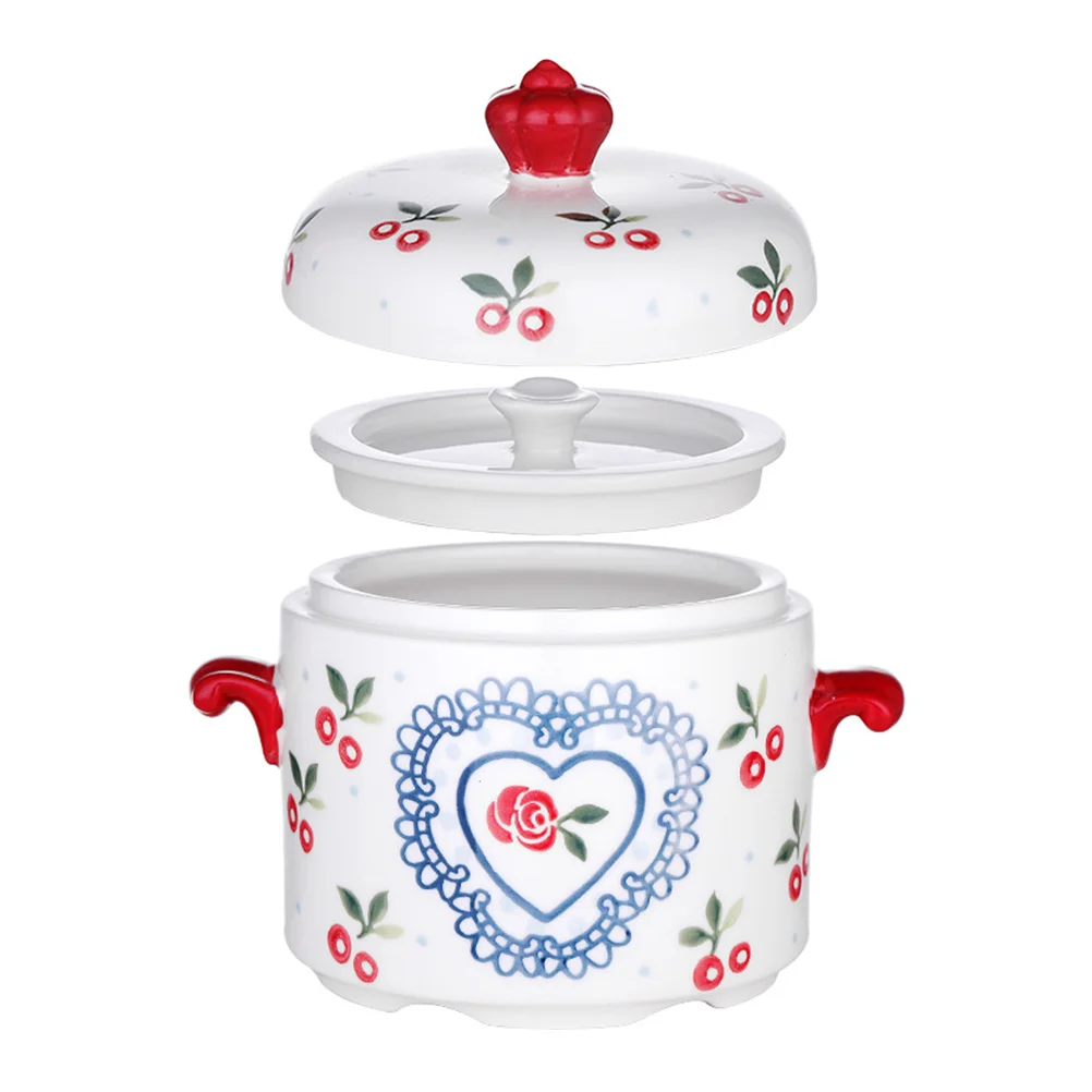 Pot Stew Ceramic Soup Bowl Small Porcelainsteam Lid Pan Egg Cup Casserole Custard Noodle Bowls Cooking Onion Steaming Stockpot
Pot Stew Ceramic Soup Bowl Small Porcelainsteam Lid Pan Egg Cup Casserole Custard Noodle Bowls Cooking Onion Steaming Stockpot
