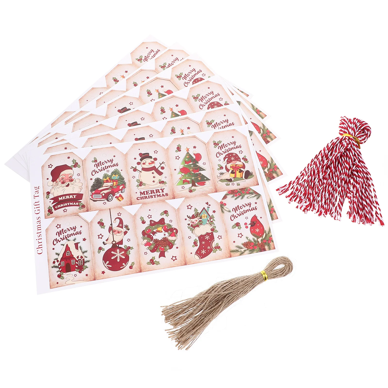 100pcs Christmas Gift Tags Paper Hanging Tags Xmas Party Hanging Tags Decoration for Gift Box Tree
100pcs Christmas Gift Tags Paper Hanging Tags Xmas Party Hanging Tags Decoration for Gift Box Tree