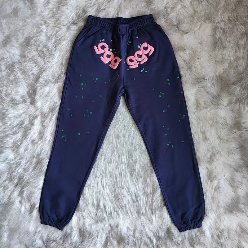Blue Foam 555555 Logo Sweatpants Men Women 1:1 Spider Pants Heavy Fabric Young Thug Pants Hip Hop Puff Print Joggers Trousers
Blue Foam 555555 Logo Sweatpants Men Women 1:1 Spider Pants Heavy Fabric Young Thug Pants Hip Hop Puff Print Joggers Trousers