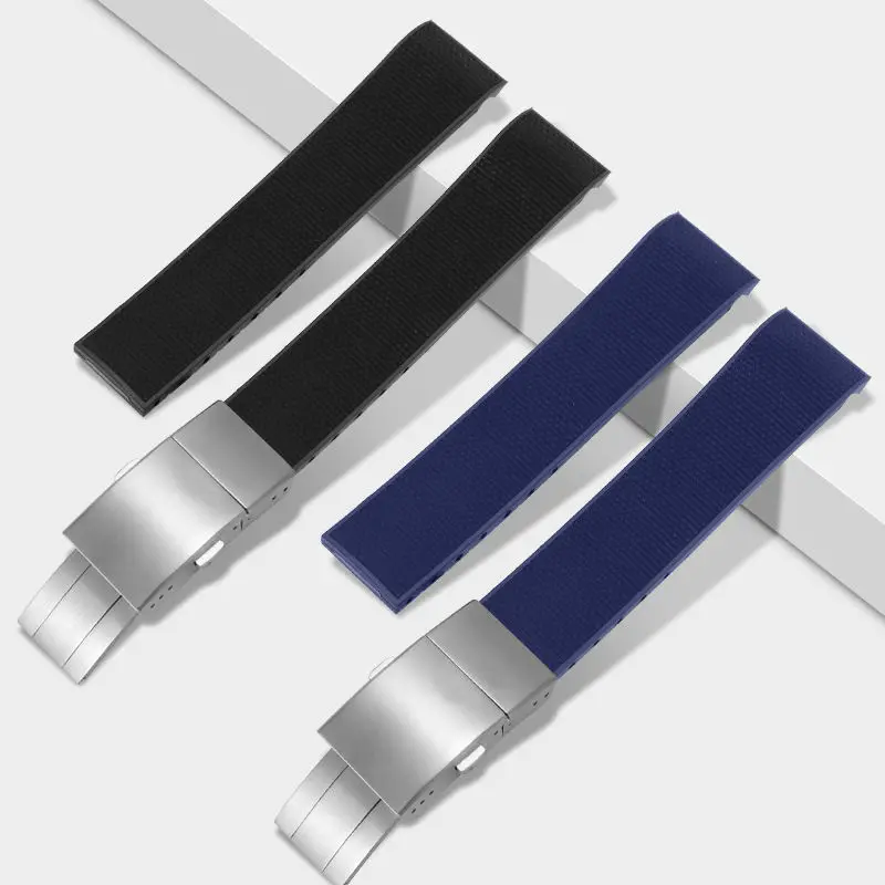 Watch strap suitable for Longines Concas watch strap original rubber silicone diving L3.742/644 sports men's Watch Bracelet 21mm 
Watch strap suitable for Longines Concas watch strap original rubber silicone diving L3.742/644 sports men's Watch Bracelet 21mm