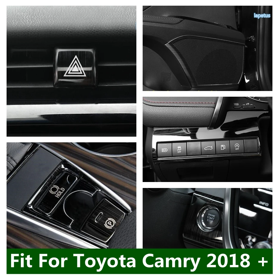 Door Speaker / Engine Start Stop Button / Dashboard Tachometer Cover Trim Stainless Steel For Toyota Camry 2018 - 2023 Interior
Door Speaker / Engine Start Stop Button / Dashboard Tachometer Cover Trim Stainless Steel For Toyota Camry 2018 - 2023 Interior