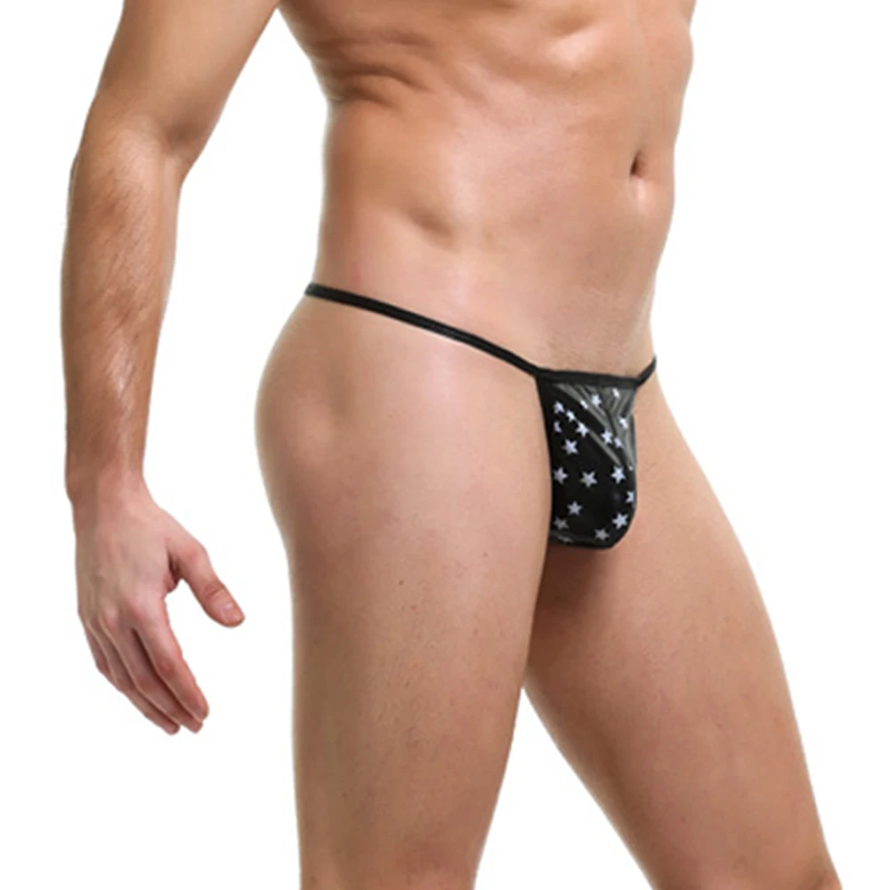 Leisure Briefs Mens Backless Breathable G-string Low Waist Thongs Underpants Underwear Wetlook Artificial Leather
Leisure Briefs Mens Backless Breathable G-string Low Waist Thongs Underpants Underwear Wetlook Artificial Leather