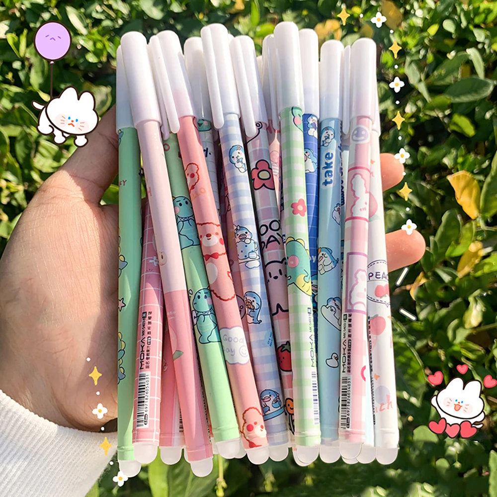 2Pcs Cartoon Girl Heart Erasable Gel Pen with Eraser 0.5mm Blue Ink Gel Pen Office Accessories School Supplies Kawaii Stationery
2Pcs Cartoon Girl Heart Erasable Gel Pen with Eraser 0.5mm Blue Ink Gel Pen Office Accessories School Supplies Kawaii Stationery