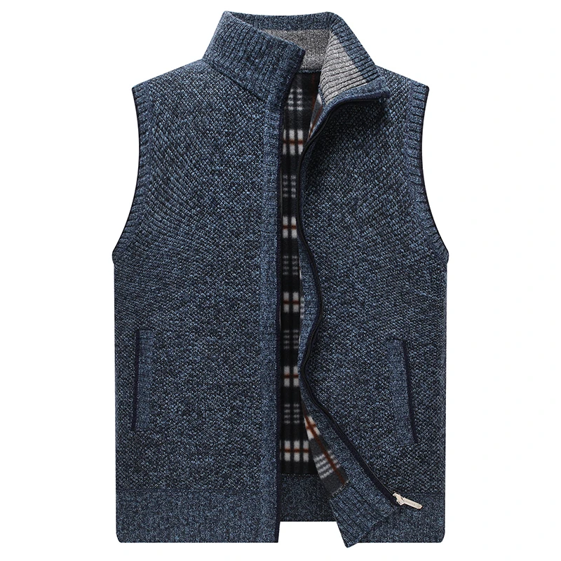 Casual Zipper Sweatercoat Vest Outerwear Mens Autumn Winter Sleeveless Vest Sleeveless Vest Cardigan Warm Thick Sweater Knitted
Casual Zipper Sweatercoat Vest Outerwear Mens Autumn Winter Sleeveless Vest Sleeveless Vest Cardigan Warm Thick Sweater Knitted