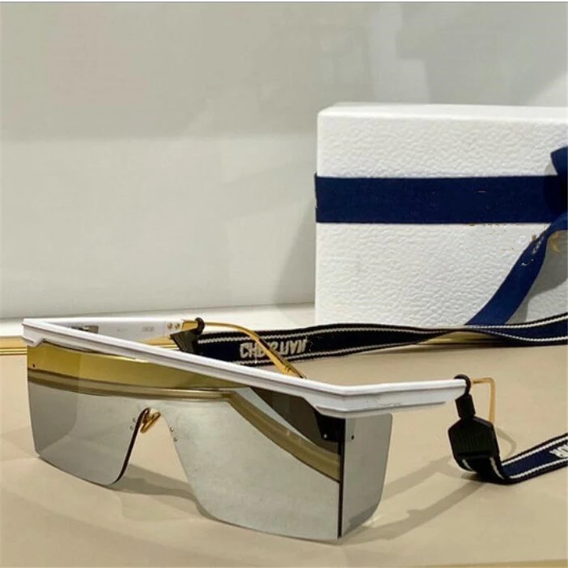Explosive style big frame integral sunglasses woman Fashion luxury brand glasses blue Original packing box
Explosive style big frame integral sunglasses woman Fashion luxury brand glasses blue Original packing box