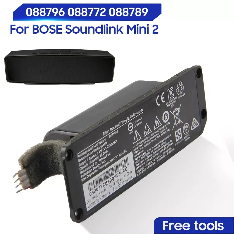 Original Replacement Battery For BOSE Soundlink Mini 2 088789 088796 088772 Genuine Battery 2230mAh
Original Replacement Battery For BOSE Soundlink Mini 2 088789 088796 088772 Genuine Battery 2230mAh