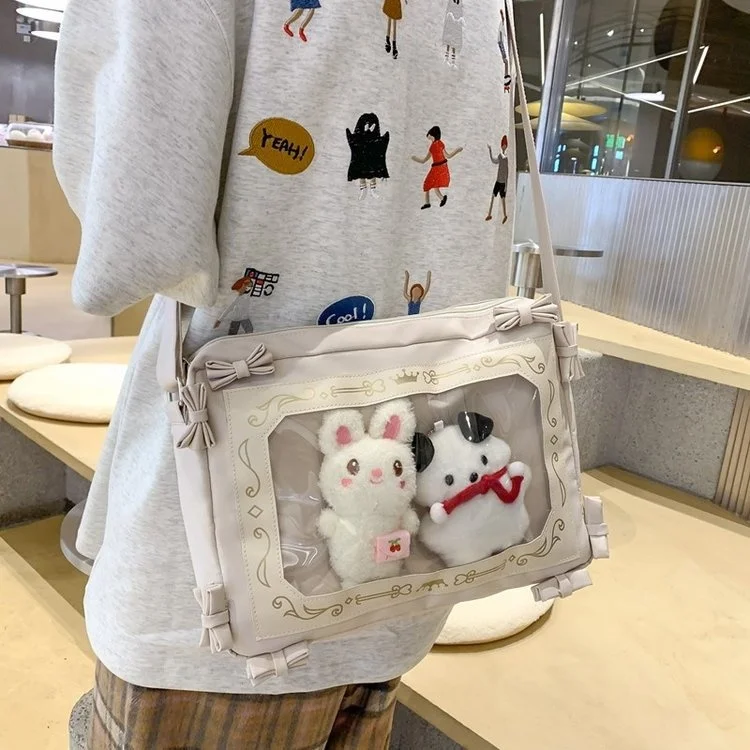 

New 2023 Summer Kawaii Itabag Women Transparent For Doll Lolita JK Uniform Bag Girls Crossbody Bags Women Handbags ita bag Bolso