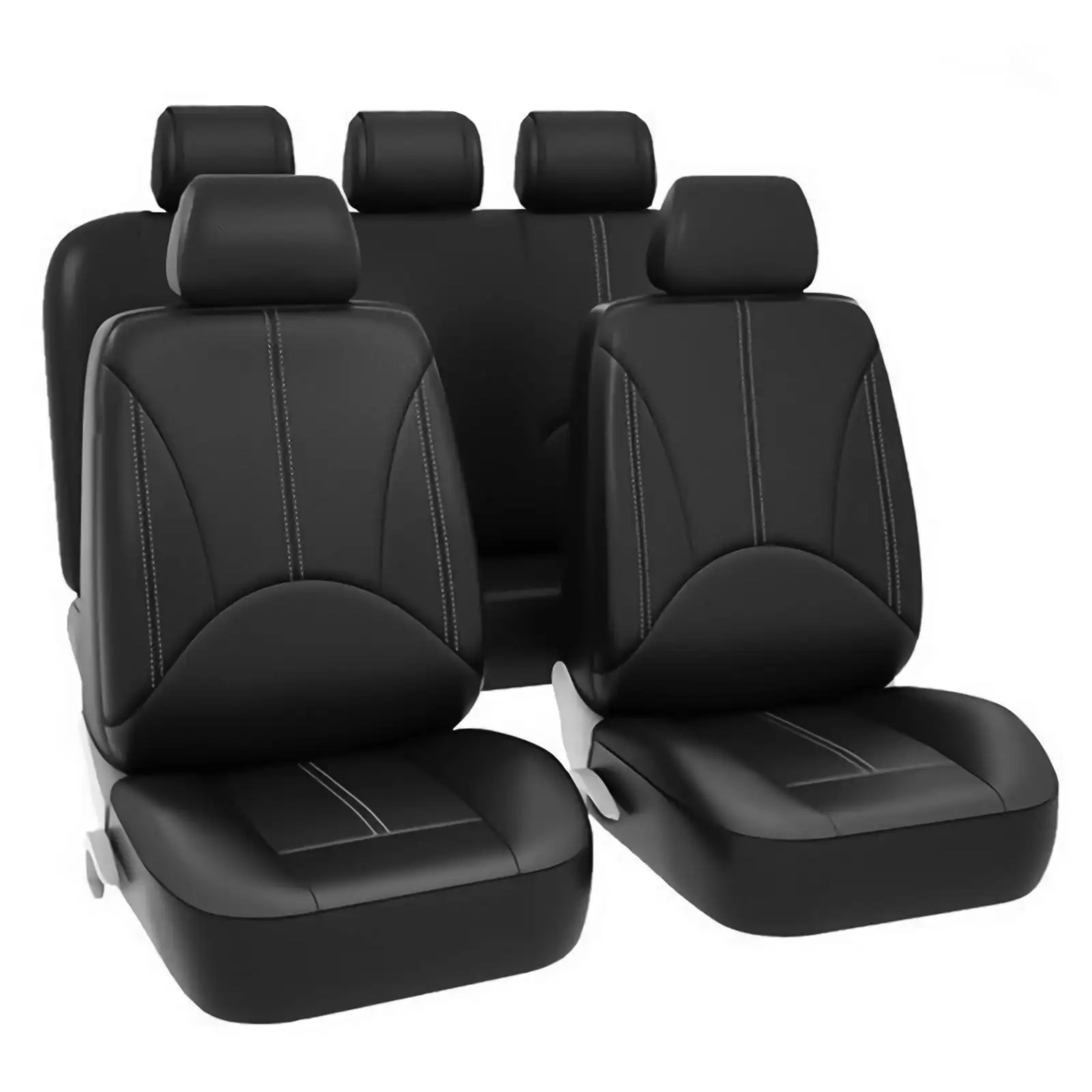 9Pcs/set PU Leather Car Seat Cover 5 Seats Black Waterproof Four Seasons Universal Luxury Pad for Auto Truck Van SUV
9Pcs/set PU Leather Car Seat Cover 5 Seats Black Waterproof Four Seasons Universal Luxury Pad for Auto Truck Van SUV