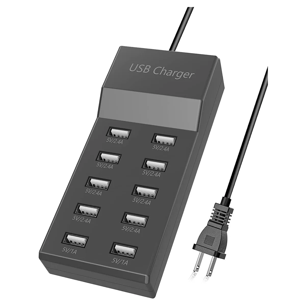 10Ports USB Charging Station USB Charging Hub Family-Sized Smart Multi USB Charger Ports for Tablet Laptop-US Plug
10Ports USB Charging Station USB Charging Hub Family-Sized Smart Multi USB Charger Ports for Tablet Laptop-US Plug
