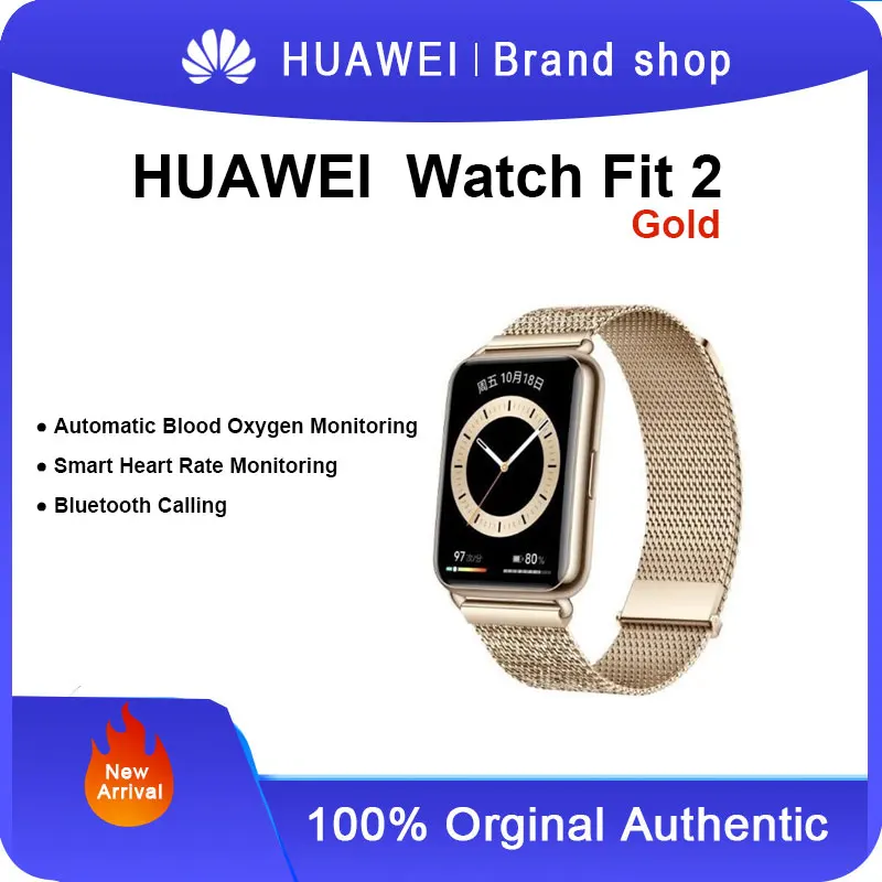 Huawei Watch Fit 2 — умные часы для управления спортом и здоровьем Bluetooth-вызовы контроль