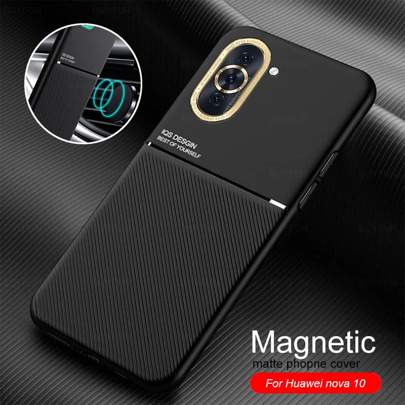 Car Magnetic Holder Leather Phone Cover For Huawei nova 10 Pro nova10pro 10Pro nova10 Case TPU Soft Frame Back Protect Coques 
Car Magnetic Holder Leather Phone Cover For Huawei nova 10 Pro nova10pro 10Pro nova10 Case TPU Soft Frame Back Protect Coques