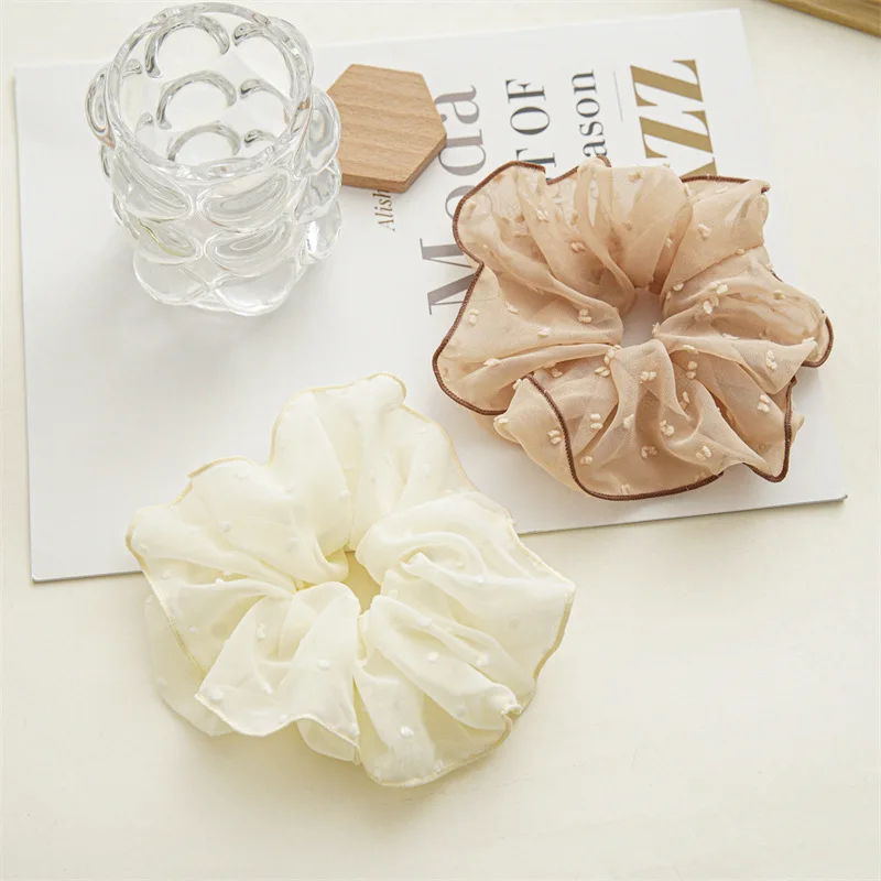 Korean New Design High Quality Beautiful Pure Color Chiffon Scrunchies Fabric Elastic Hair Scrunchie For Ponytail Holder
Korean New Design High Quality Beautiful Pure Color Chiffon Scrunchies Fabric Elastic Hair Scrunchie For Ponytail Holder