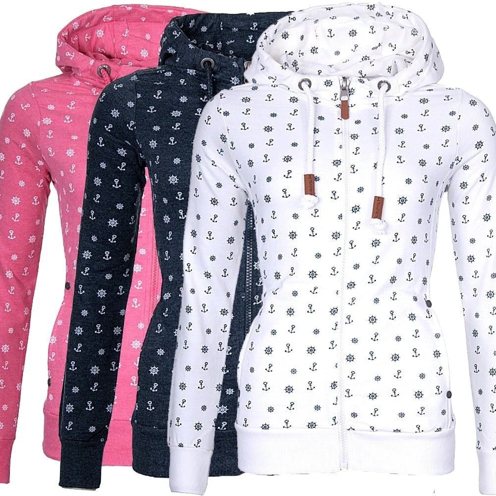 NEW Women Hooded Fleeces Oversize Sea Anchor Print Zipper Coat Jumper Casual Sweatshirt Tops Autumn Long Sleeve Hooded
NEW Women Hooded Fleeces Oversize Sea Anchor Print Zipper Coat Jumper Casual Sweatshirt Tops Autumn Long Sleeve Hooded