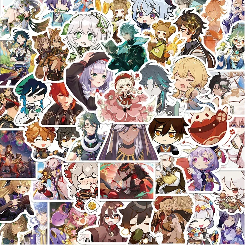 10/50/120PCS Anime Genshin Impact Game Stickers Kawaii Kids Cartoon Toys Waterproof DIY Laptop Motorcycle Car Cute Sticker Gift
10/50/120PCS Anime Genshin Impact Game Stickers Kawaii Kids Cartoon Toys Waterproof DIY Laptop Motorcycle Car Cute Sticker Gift