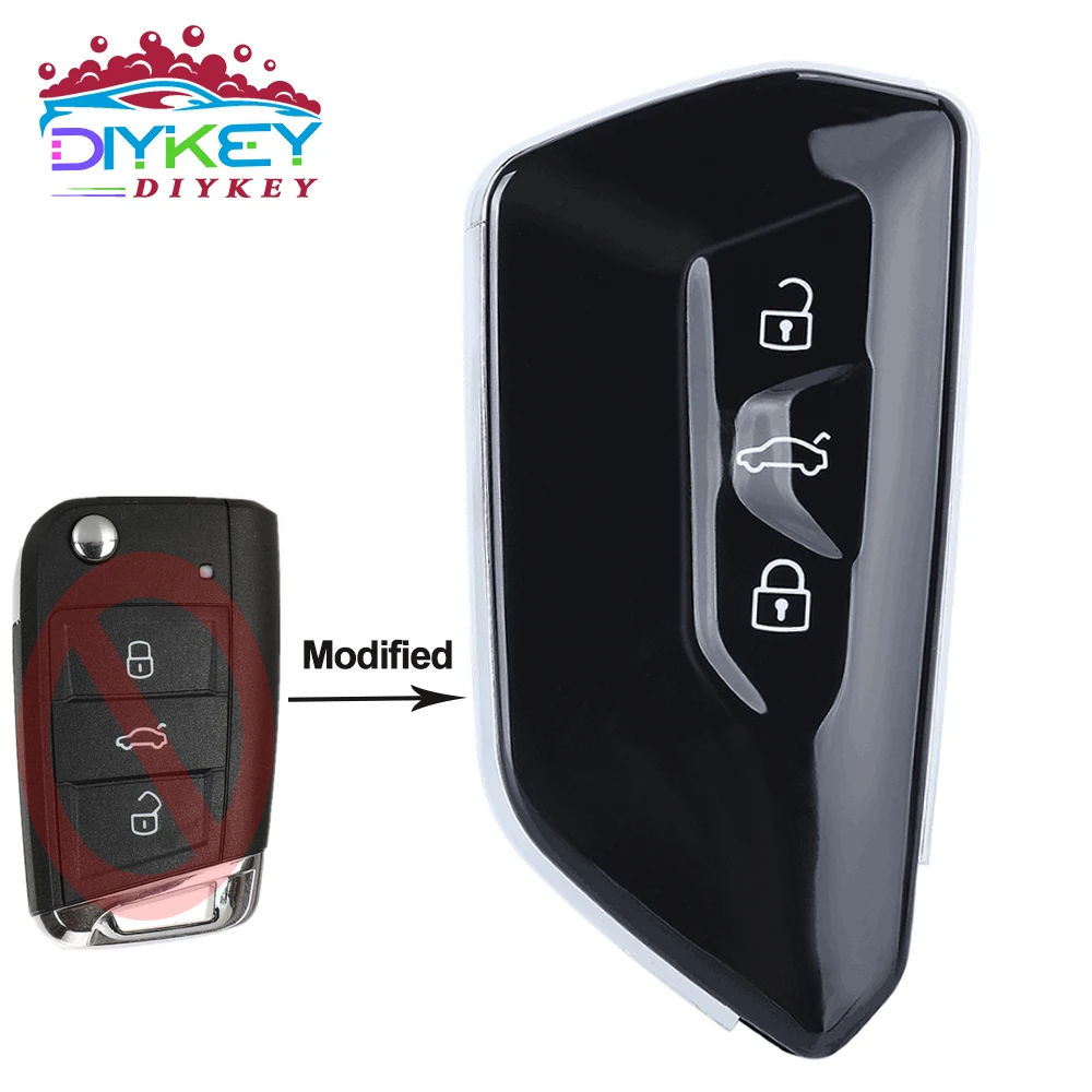 Модифицированный корпус с дистанционным управлением DIYKEY, модель 3, ФОБ для Volkswagen MQB Golf MK8 Polo Tiguan Skoda Superb Octavia SEAT Leon Ibiza
Модифицированный корпус с дистанционным управлением DIYKEY, модель 3, ФОБ для Volkswagen MQB Golf MK8 Polo Tiguan Skoda Superb Octavia SEAT Leon Ibiza