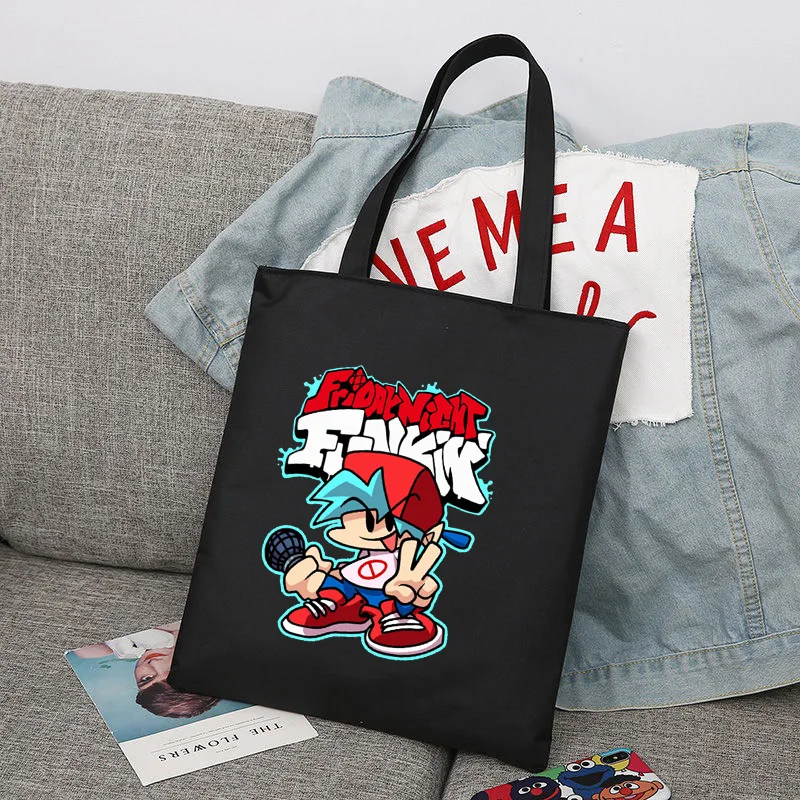 Game Friday Night Funkin Print Canvas Bag Casual Shopping Bags For Students Tote Bag Anime Shopper Bags Handbags Shoulder Bags
Game Friday Night Funkin Print Canvas Bag Casual Shopping Bags For Students Tote Bag Anime Shopper Bags Handbags Shoulder Bags