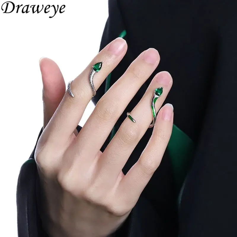 Draweye Snake Y2k Fashion Rings for Women Metal Hiphop Punk Style Jewelry Vintage Ins Simple Anillos Mujer Cuff Rings
Draweye Snake Y2k Fashion Rings for Women Metal Hiphop Punk Style Jewelry Vintage Ins Simple Anillos Mujer Cuff Rings