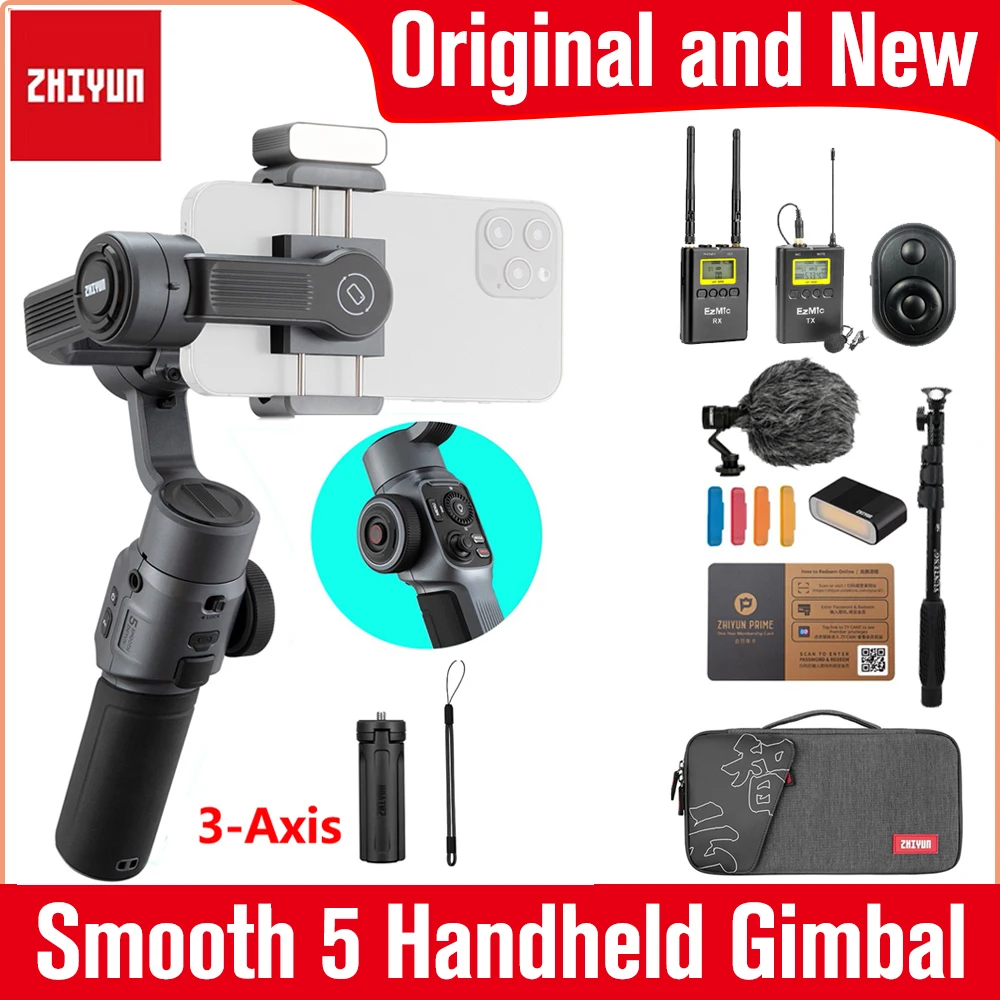 Zhiyun Smooth 5 3-осевой Ручной Стабилизатор для iPhone 13 12 11X8 7 Plus 6 Plus Samsung Galaxy S8 + S8 S7 S6 смартфон PK DJI OM5
Zhiyun Smooth 5 3-осевой Ручной Стабилизатор для iPhone 13 12 11X8 7 Plus 6 Plus Samsung Galaxy S8 + S8 S7 S6 смартфон PK DJI OM5
