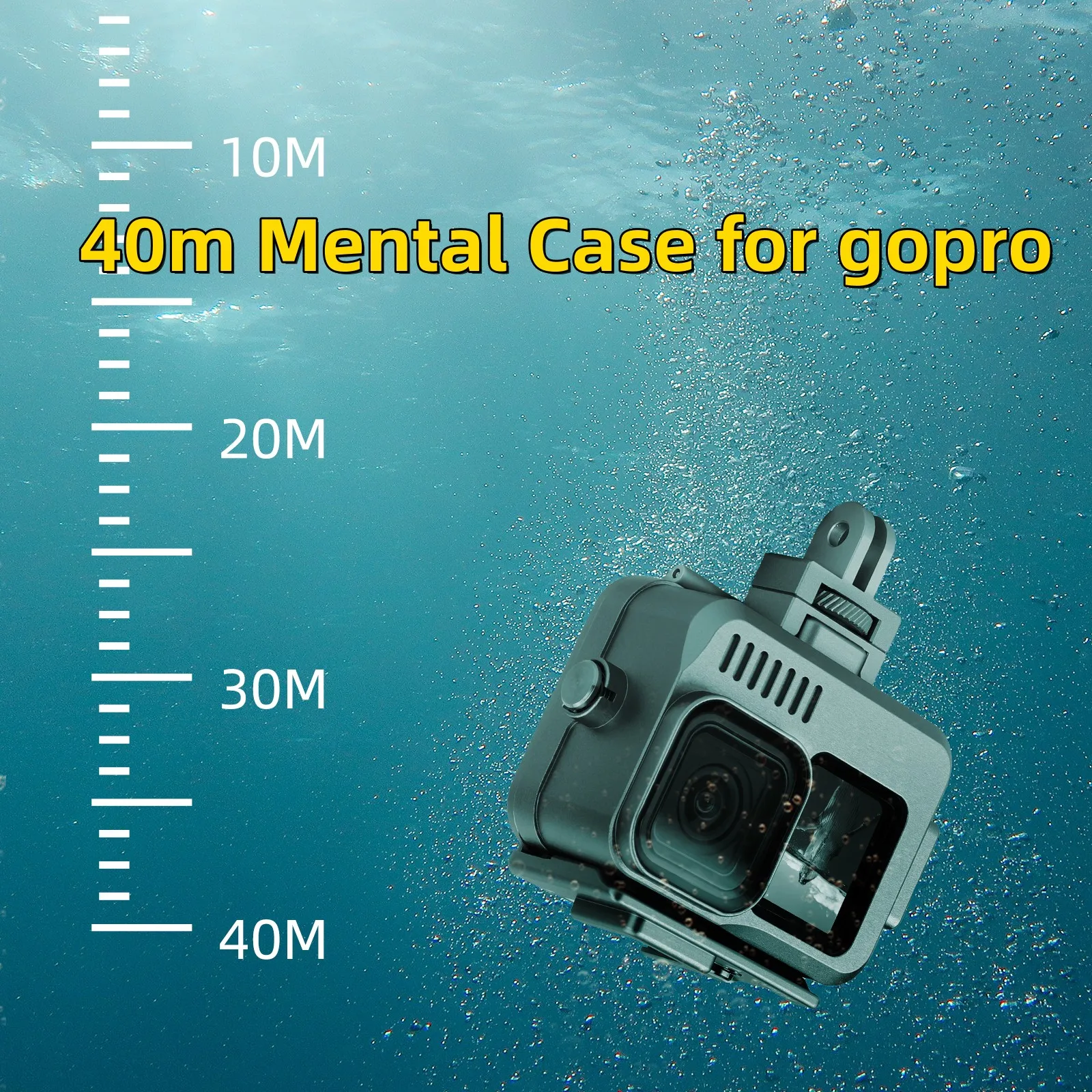 Metal 40M Waterproof Case for Gopro Hero11 10 9 High Quality Diving Protective Housing Sports Action Video Cameras Accessories
Metal 40M Waterproof Case for Gopro Hero11 10 9 High Quality Diving Protective Housing Sports Action Video Cameras Accessories