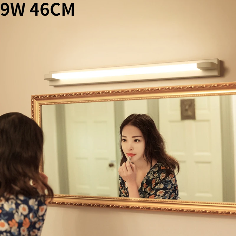 9W46CM Modern Led Wall Light Bathroom Mirror Light AC 220V Waterproof Wall Lamp Sconce Vanity Light Fixtures Makeup Mirror Lamp
9W46CM Modern Led Wall Light Bathroom Mirror Light AC 220V Waterproof Wall Lamp Sconce Vanity Light Fixtures Makeup Mirror Lamp