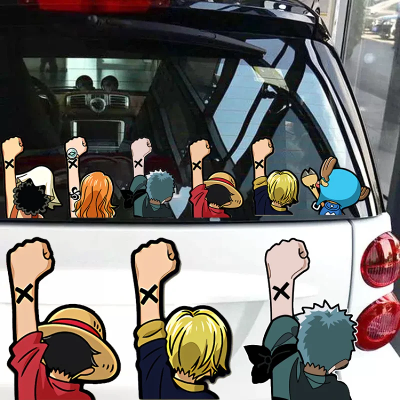 ONE PIECE Cartoon Fun Car Auto Stickers Luffy Zoro Anime Cars Body Tail Windshield Sticker Realistic Modification Creative Decor
ONE PIECE Cartoon Fun Car Auto Stickers Luffy Zoro Anime Cars Body Tail Windshield Sticker Realistic Modification Creative Decor
