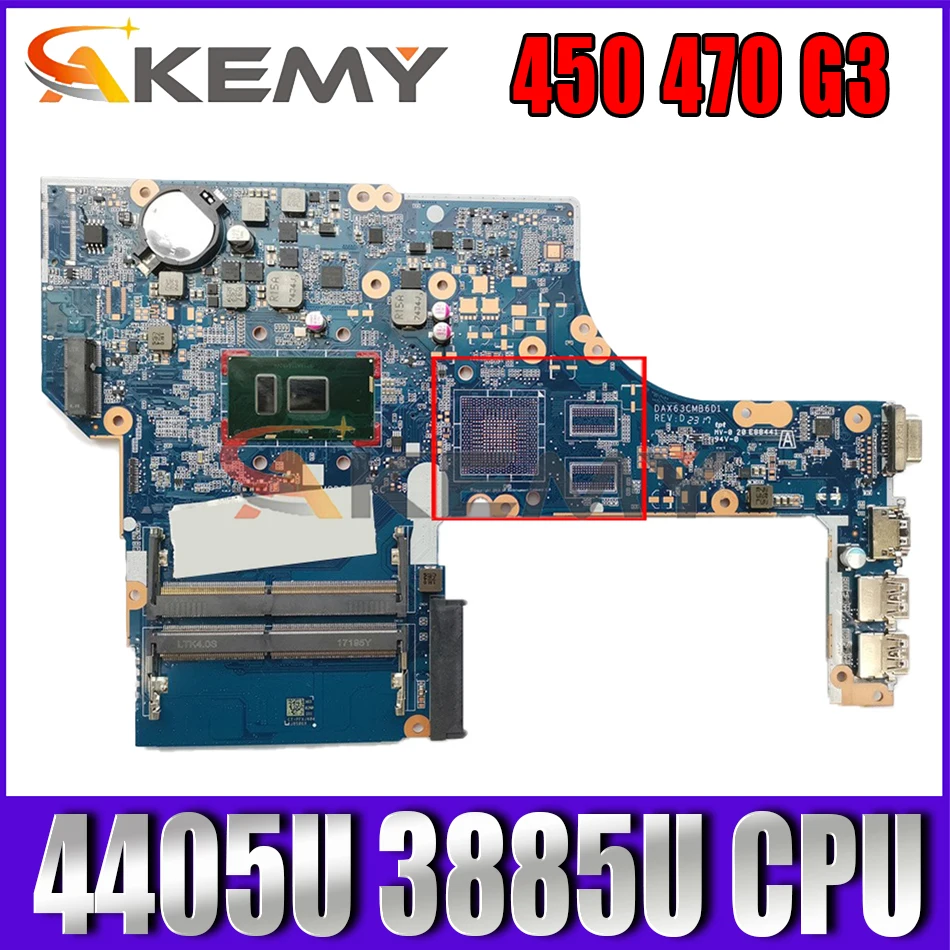 Akemy Pentium процессор 4405U 3885U для HP ProBook 450 470 G3 модель материнской платы: X63C DAX63CMB6D1 материнская плата 100% протестирована
Akemy Pentium процессор 4405U 3885U для HP ProBook 450 470 G3 модель материнской платы: X63C DAX63CMB6D1 материнская плата 100% протестирована