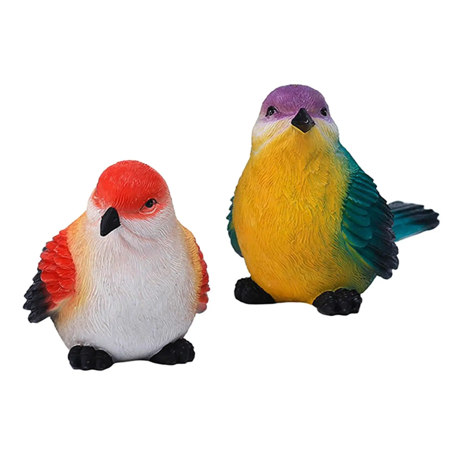 2Pcs Miniature Bird Figurines Art Decor Crafts Bird Ornaments Garden Birds Statue for Cabinet Tree Garden Plant Decoration
2Pcs Miniature Bird Figurines Art Decor Crafts Bird Ornaments Garden Birds Statue for Cabinet Tree Garden Plant Decoration