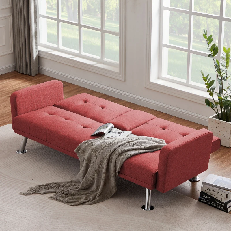 Convertible Folding Sofa Bed with Armrest Fabric Sleeper Sofa Couch for Living Room Living Room Sofa Bedroom 
Convertible Folding Sofa Bed with Armrest Fabric Sleeper Sofa Couch for Living Room Living Room Sofa Bedroom
