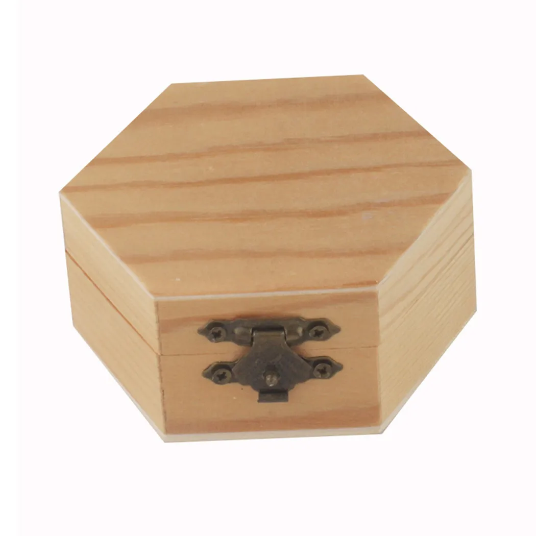Wooden Storage Box Hexagonal Shaped Jewelry Display Box Wedding Gifts Favors Holder Gift Packaging Box
Wooden Storage Box Hexagonal Shaped Jewelry Display Box Wedding Gifts Favors Holder Gift Packaging Box