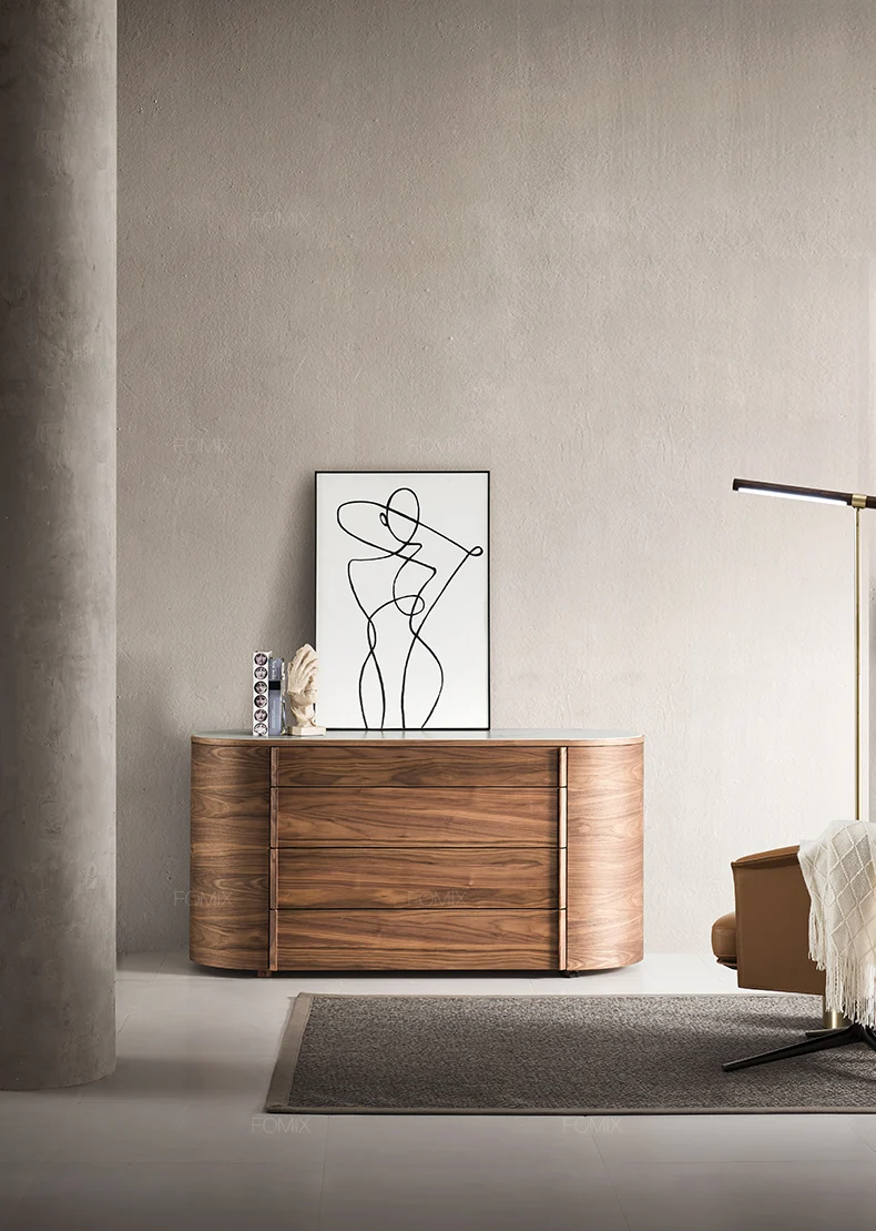Italian minimalist walnut TV cabinet high-end rock board table top bedroom audio-visual cabinet drawer storage cabinet
Italian minimalist walnut TV cabinet high-end rock board table top bedroom audio-visual cabinet drawer storage cabinet