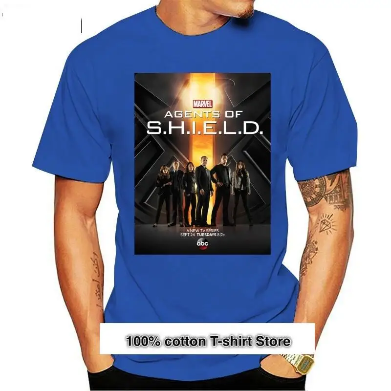 Camiseta de manga corta para hombre y niño, camisa de S-3XL pequeña de la temporada S.h.i.e.l.d, moda popular
Camiseta de manga corta para hombre y niño, camisa de S-3XL pequeña de la temporada S.h.i.e.l.d, moda popular