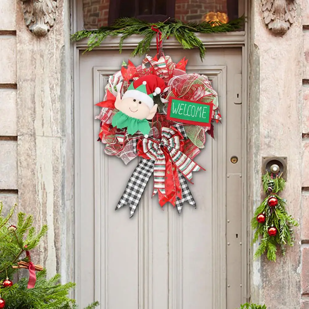 Welcome Wreath No Odor Simple Installation Eco-friendly Colorful Artificial Christmas Wreath Party Favor for Home
Welcome Wreath No Odor Simple Installation Eco-friendly Colorful Artificial Christmas Wreath Party Favor for Home
