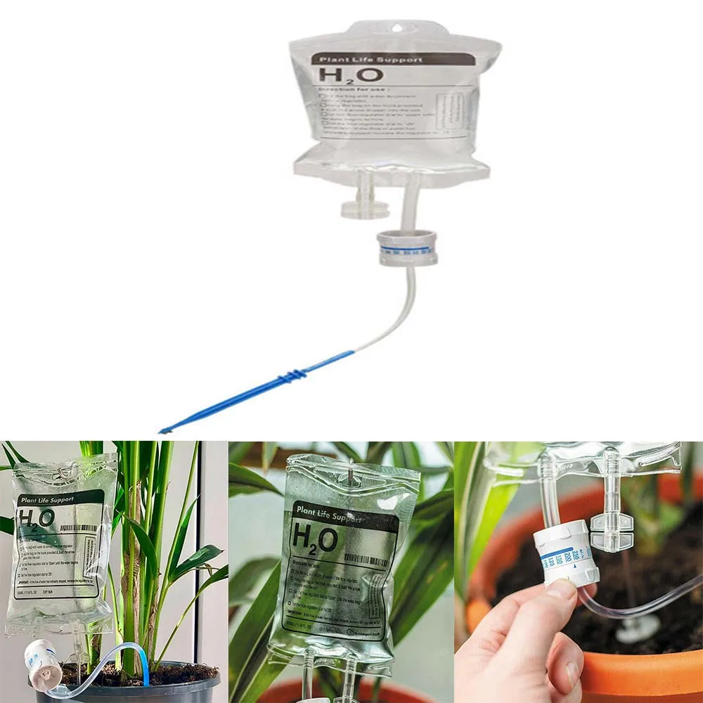 350ml Household Automatic Watering System Plant Irrigation Bag Adjustable Garden Flower Watering Device Dripper Spike Waterer
350ml Household Automatic Watering System Plant Irrigation Bag Adjustable Garden Flower Watering Device Dripper Spike Waterer
