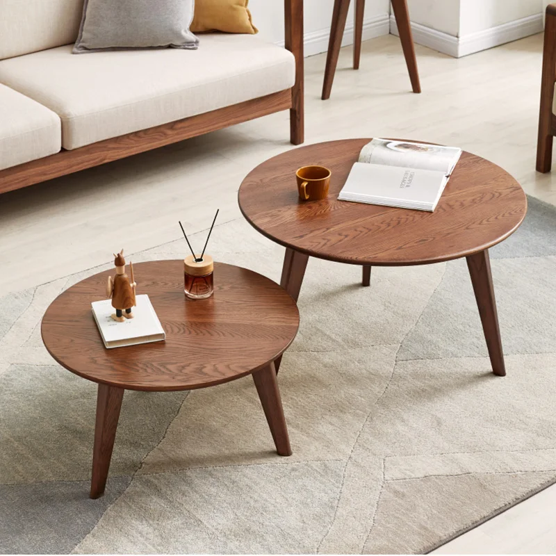 End Side Round Corners Coffee Table Modern Circle Solid Wood Round Coffee Table Living Room Retro Simple Household Mesa Modern
End Side Round Corners Coffee Table Modern Circle Solid Wood Round Coffee Table Living Room Retro Simple Household Mesa Modern