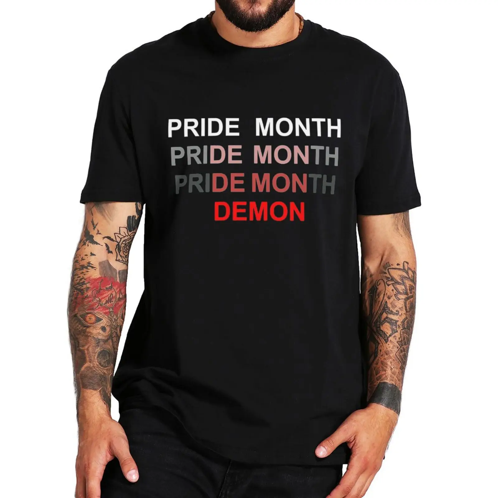 Pride Month Demon Classic T Shirt LGBT Sarcasm Quote Design Trendy Tshirt 100% Cotton Novelty Men Women Oversize T-Shirt
Pride Month Demon Classic T Shirt LGBT Sarcasm Quote Design Trendy Tshirt 100% Cotton Novelty Men Women Oversize T-Shirt