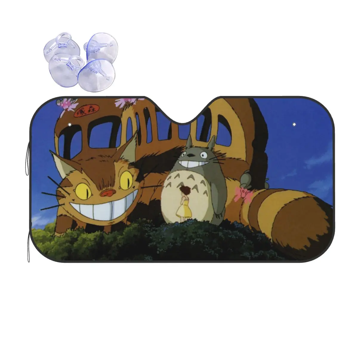 My Neighbor Totoro Windshield Sunshade Anime Foldable Cover Front Block Window 70x130cm Car Sunshade Car-styling
My Neighbor Totoro Windshield Sunshade Anime Foldable Cover Front Block Window 70x130cm Car Sunshade Car-styling