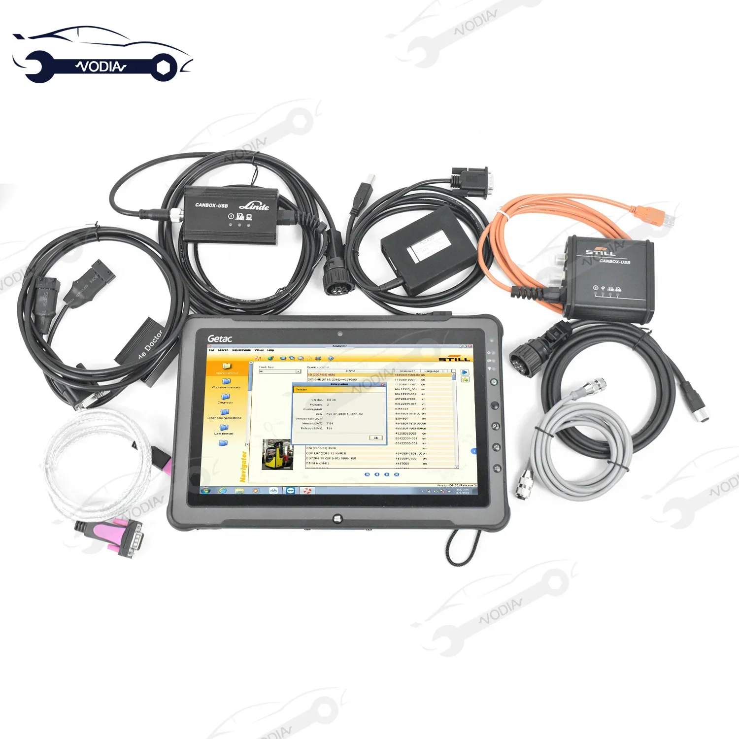 Диагностический инструмент для вилочного погрузчика Linde canbox STEDS Judit Jungheinrich Incado Box