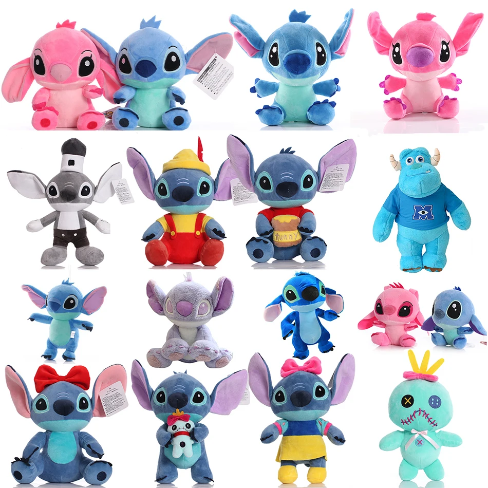 Плюшевые аниме игрушки Disney из мультфильма Лило и Ститч, плюшевая подушка размером 20-25 см, детская школьная сумка, подарки на день рождения
Плюшевые аниме игрушки Disney из мультфильма Лило и Ститч, плюшевая подушка размером 20-25 см, детская школьная сумка, подарки на день рождения
