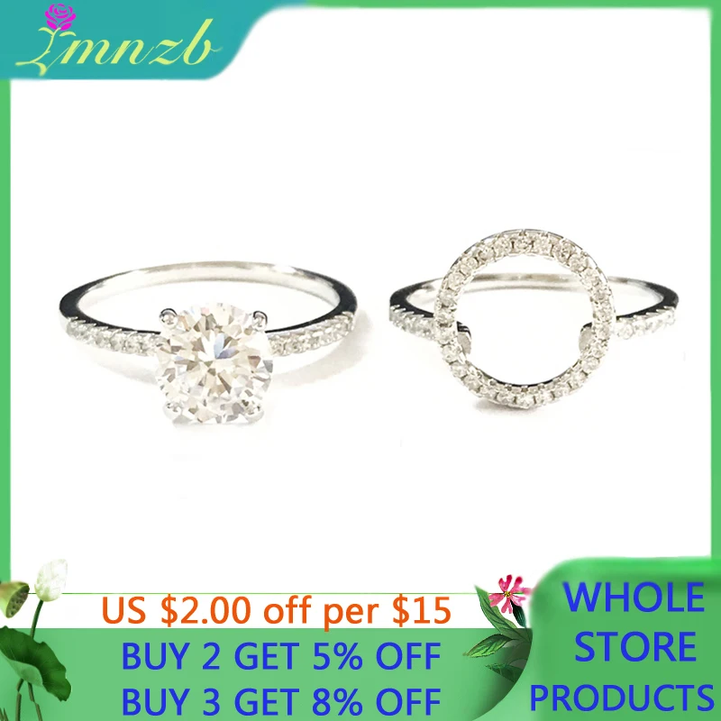 LMNZB With Credentials Fashion 2-in-1 Ring Set Original Tibetan Silver Rings 2.0ct Cubic Zirconia Wedding Band For Women
LMNZB With Credentials Fashion 2-in-1 Ring Set Original Tibetan Silver Rings 2.0ct Cubic Zirconia Wedding Band For Women